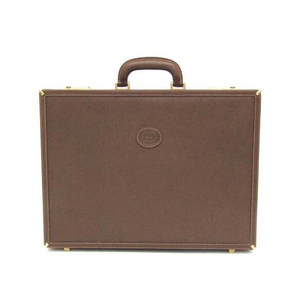 GUCCI Handbags - Gucci Interlocking G 016 20 0491 Men,Women Leather Attaché Case,Handbag Brown